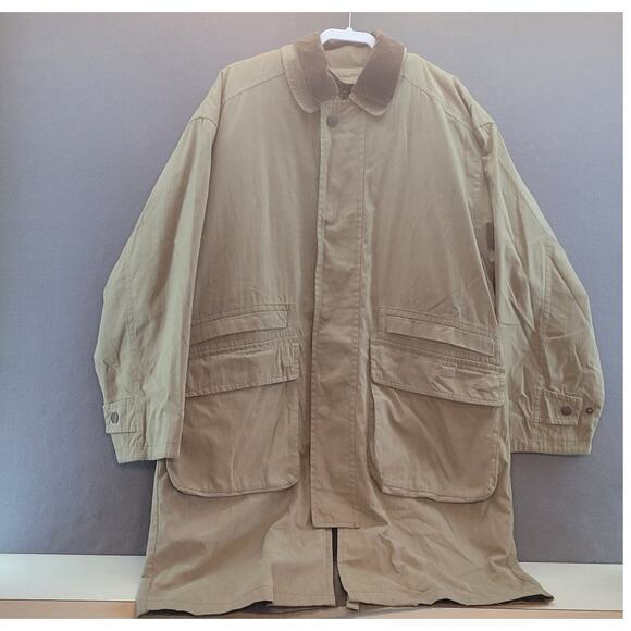 VTG London Fog Men’s Trench Coat 42R Beige Tan Removable Lining Thinsulate EUC - Picture 3 of 13